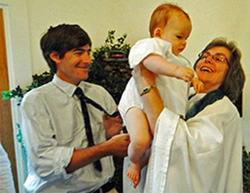 Image of newly baptized